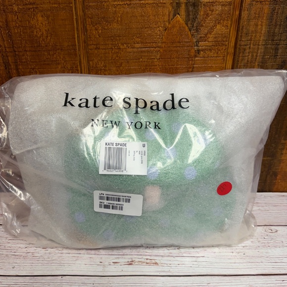 Kate Spade Lily Polka Dot Wicker 3D Frog Crossbody Bag - Picture 12 of 12